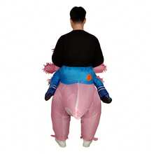 Axolotl Luxury Halloween Inflatable Costume, Pink Standing And Riding Salamander Inflatable Set, Adult Men's And Women's Role-Playing Party Costume - Multicolor - View 8