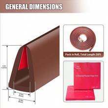 de borde de goma, protector de borde autoadhesivo flexible para vidrio, espejo y chapa metlica, tamao 5 mm, compatible con perfiles de 4 a 5 mm, moldura de borde con canal en U, 6M - 5 mm ajustado de 4 a 5 mm 6 m - Ver 2