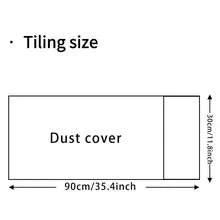 1pc Sunflower Print Microwave Dust Cover, 30cm*90cm, Decorative Dust Cover, Flat Printing, Linen Material, Non-Waterproof, With Side Pocket, Home Decor, Appliance Protection, Easy To Use And Clean