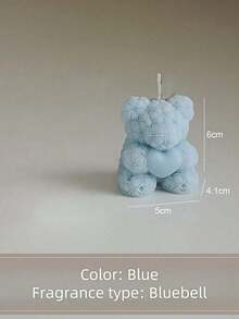 1pc Rose Teddy Bear Scented Candle, Individually Packaged, Romantic Rose Design With Cute Bear Shape, Decorative And Fragrant, Perfect Gift For Valentine's Day, Anniversary, Birthday, Christmas For Women, Girls, Couples And Home Decor Enthusiasts - Multi Scents - View 8