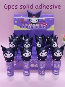 1/3/6支装正品固体胶棒，高粘度可爱DIY手工材料，适合青少年和成人，学习和办公用品 - 彩色 - 查看 14