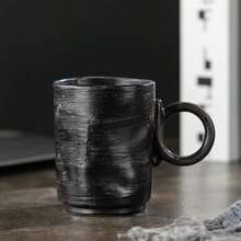 Handmade Vintage Ceramic Coffee Mug, Creative Rustic Teacup, Unique Design Espresso Cup For Afternoon Tea - Multicolor - View 5