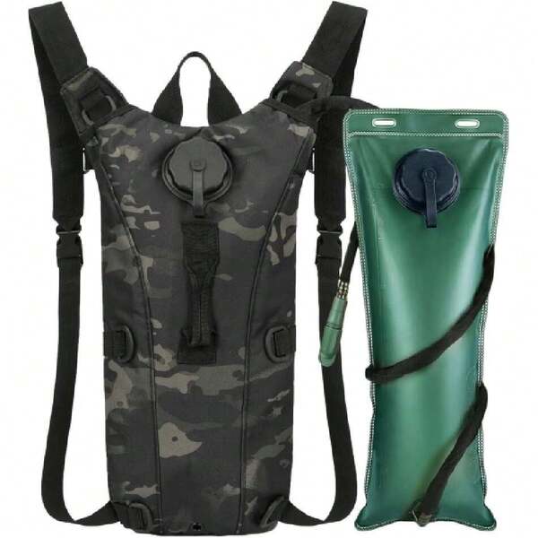 Mochila de Hidratación Deportiva de 2L/3L Impermeable, Ligero Resistente y Ajustable,Mochila de Hidratación para Ciclismo, Mochila Tactica de Hidratacion, Resistente para Ciclismo, Correr, Esquí,38340755