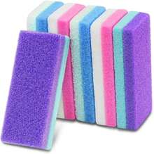 6Pcs Professional Pedicure Foot Pumice Stone For Feet Skin Callus Remover And Scrubber For Dead Skins Sided - White - View 1