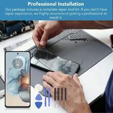 Reemplazo de Pantalla de 6,56 Pulgadas para Moto G24 G04 G04S E14, Pantalla LCD para XT2421-2 XT2423-1 XT2421-12 Conjunto de Digitalizador Táctil con Kit de Reparación,,38257655 - Apple - Ver 6