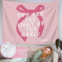 1pc Customizable Tapestry, Can Add Photos And Text, Suitable For Birthday, Wedding, Halloween, Christmas, Party, Father's/Mother's Day, Home Decor, Bedroom Decor, Christmas Decor, Custom Tapestry, Custom Flag, Room Decor, Tapestry, Anniversary, Mother's Day, Birthday, Valentine's Day, Graduation, Father's Day, Wedding, Housewarming - Multicolor - View 4