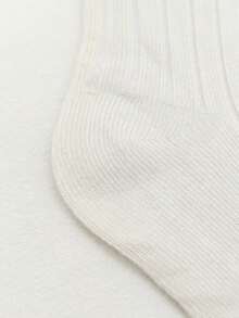 2 Pairs Lace Trim Ankle Socks, White Socks, Student Socks, Versatile Socks, School Socks, Princess Socks, All Season Socks, Striped Socks - White - View 5