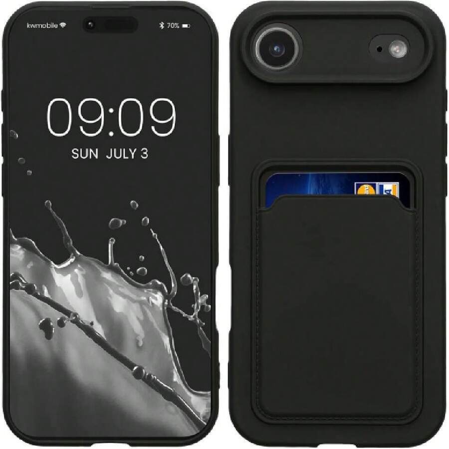 Wallet Case Compatible With Apple Air - Protective Wallet Case With Card Slots - Black, 38214006 - 深灰色 - 查看 1