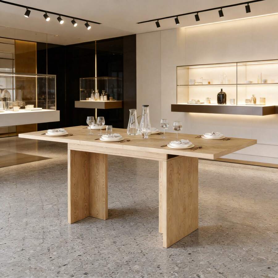 Dining Tables - Oak + MDF - View 1