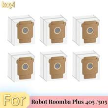 Bộ phụ kiện dành cho máy hút bụi robot iRobot Roomba Plus 405 Combo/505 Combo, bao gồm chổi chính, túi đựng bụi, cây lau nhà, bộ lọc, chổi cạnh và dụng cụ vệ sinh. - Nhiều màu - Xem 17