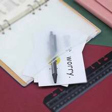 A6 Plastic Wallet Envelope With Elastic Strap - Sturdy, Reusable Cash Storage For Gifts, Small Businesses, Workplaces And Educational Institutions, Office Supplies, Minimalist Style,  Closure, School Supplies - 6件 - 查看 3