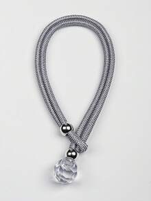 2pcs/4pcs Luxury Crystal Pendant Polyester Curtain Tie Backs, Suitable For Curtain Fixing And Decoration, Multiple Colors Available - Multicolor - View 8