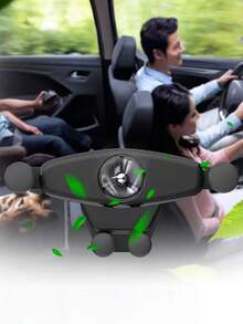 Universal 360 Rotatable Silicone Car Phone Holder - Non-Slip Adjustable Air Vent Mount | Compatible With IPhone & All Smartphones | Car AC Outlet Navigation Bracket Easy Installation - Car Air Freshener Phone Holder - View 8