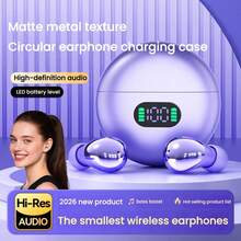 Q61 超迷你无线耳机，入耳式耳机，带 LED 电量显示、降噪和触控功能 - 均碼 - 查看 3