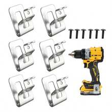 6 Pcs N268241 Belt Clips Replacement Drill Tool Clips Hook Kit Fits For DeWalt 20V Power Tools DCD980 DCD985L2 DCD985 DCD980L2 - như hình ảnh - Xem 1