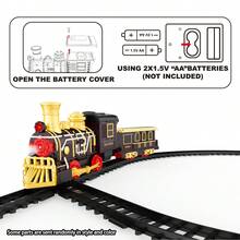 UINLE Baby Classic Christmas Train Set - Hanging Christmas Tree Decoration Kit Includes Santa's Train, DIY Assembly Classic Electric Train, Featuring Realistic Smoke, Sound And Lighting Effects, Surprise Christmas Train Toy Gift For Boys And Girls - Multicolor - View 10