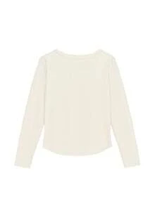 270克秋冬季保暖高领长袖打底衫，保暖、修身、纯色、白色、百搭 - 杏色 - 查看 4