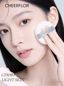 CHEERFLOR CFR980 Loose Setting Powder, Long-Lasting Lightweight, Firming Soft, Natural Skin Tone, Plant Extract, Fine Matte Oil Control, Transparent Pore Concealing, Anti-Smudging, Suitable For Daily Use, Party, Gift For Women And Girls - 981 - View 3