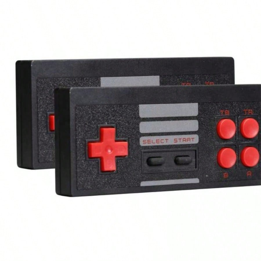 Mando de Videojuegos Retro Diseño Clasico Rectangular con 4 Botones de Accion
