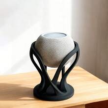 1个黑色重型音箱支架，坚固底座，适用于书架式音箱，稳定可靠。