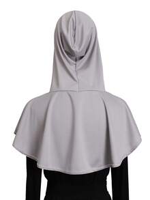 1pc Convenient Pullover Muslim Hijab Inner Cap With Collar - Multicolor - View 8