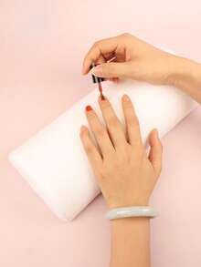 1pc Manicure Hand Cushion - Nail Desk Pad Support, Salon Hand Rest Cushion, Removable & Washable Armrest Pad, Nail Art & Makeup Tools - Multicolor - View 17