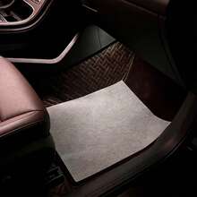 1片一次性毛毡汽车脚垫，防水、防尘、防泥，适用于雨雪天气，可裁剪、耐用、吸水性强，通用型汽车地毯，汽车内饰装饰 - A - 查看 4