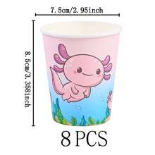 7/9 Inch Red Salamander Disposable Tableware Set, Includes Paper Plates And Cups, Suitable For Holidays, Weddings, Engagements, Birthdays, Parties, And Celebrations - Multicolor - View 10