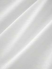 1pcs White Trident Men's 220g T Shirt  100% Cotton Y2K Swag Men Clothes, Vintage Sade Double Sided Graphic TShirt, Athlete Inspired Printed T Shirt Gifts For Men - White - View 4