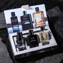 LZJV 3/4Piece Perfume Long-Lasting Fragrance Box Is Convenient For Women/Men To Carry, High-Quality Perfume With Better And Longer-Lasting Fragrance, Reverse Encounter Heart Language Women's/Men Perfume Set, Perfume Gift Box - Men Jean miss 3pcs - 查看 3