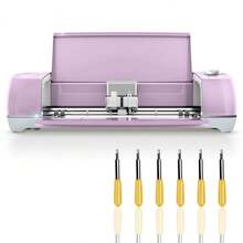 7片/30片装替换刀片，兼容Explore Air 2刻字机刀片，30度切割刀片，适用于刻字机、绘图仪、Maker Expression刻字机（黄色）