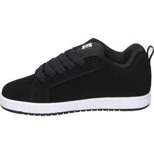 DC SHOES | DC Shoes Court Graffik Herren-Sneaker in Weite H – Schwarze Freizeit-Sneaker mit weißen Details – Schnür-Sneaker – Urbaner Stil – Bequem und vielseitig – Modell 300529-001 - Weiss - Übersicht 4
