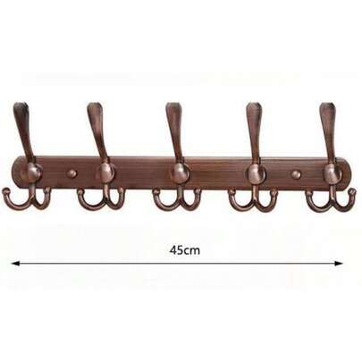 This Multi-Hook Rack Is Suitable For Entryway, Bedroom, Bathroom And Closet. It Has 3/4/5/6 Double Hook Combinations, Enough To Hang Coats, Hats, Bags, Towels And Scarves. Easy To Install, Keeps The Space Tidy.