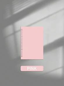 1 Pair Solid Color Waterproof, Anti-Stain Loose Leaf Covers, Available In Multiple Sizes, Colored Loose Leaf Covers, Different Specifications A5/B5/A4 Loose Leaf Covers Back To School,Back To School,School Supplies - Multicolor - View 16