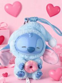 (Disney Licensed) 1 Stitch: No Matter How Tired You Are, You Still Need To Take A Bite. This Series Includes Plush Toys, Blind Bags, And Collectible Toys. Stitch Is Holding A Donut, Bubble Tea, And Pineapple Ice Cream, With A Very Cute Design. - Multicolor - View 2