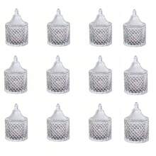 DIY Glass Jars, Transparent Candy Jars, Storage Jars, Lidded Storage Boxes, Cotton Swabs, Makeup Brushes, Pen Holders, Tea Canisters, Jewelry Boxes, Spice Jars, Multi-Purpose, Home Decor, Christmas Gifts, Home Gifts, Room Decor