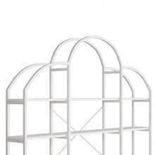 Bokhyllor - Vit + MDF + Metall + Modern - Visa 7