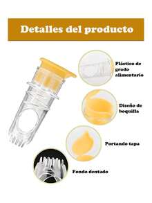 Exprimidor Manual, Exprimidor de Limones con Diseño Compacto, Ideal para Cocina Diaria, Cócteles y Actividades al Aire Libre, 2 Piezas, 8.3 * 3.8 cm, Material Resina,38264192 - Multicolor - Ver 5