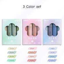 4pcs Highlighter Pen Set Spot Liner Pens, Soft Colour Eye Protection, Crystal Acrylic Stick Barrel Chisel Tip, Water Based Ink For Drawing Painting, Quick Dry, No Bleed, Student Back To School Gift, Office Highlighting Writing Supplies - one-size - View 13