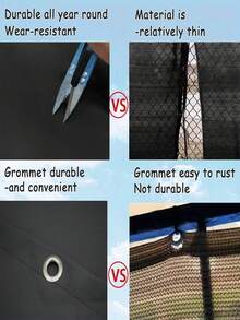 不透明隐私围栏，防水阳台隐私屏风罩 - 防紫外线，适用于公寓栏杆、户外露台、平台、门廊（米色） - 米色 - 查看 3