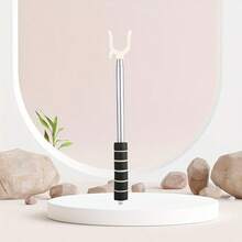 1pc Stainless Steel Retractable Clothes Hanger, Mini Collapsible Drying Rack With Expandable Design, Convenient For Hanging Clothes And Laundry Line