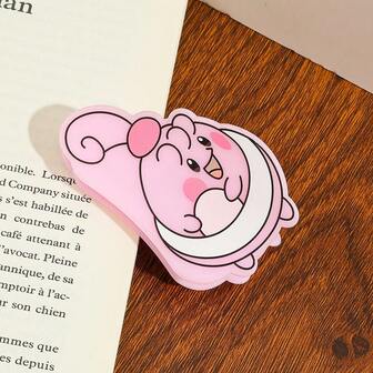 pocket monsters Cute Sweet Cartoon Pink Hair Claw Clip - Fashion Versatile Shark Hair Clip For Holding Hair, Adorable Hair Accessory Headwear