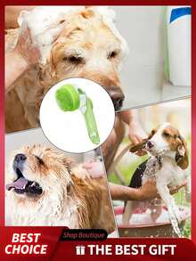 1支装狗狗洗澡刷，狗狗洗发刷，猫咪洗发刷，狗狗美容刷，猫咪美容刷，幼犬美容刷，狗狗洗澡刷，幼犬美容刷，猫咪洗澡刷 - 彩色 - 查看 4