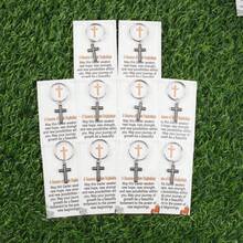 5/10件套十字架钥匙扣套装，带来好运钥匙扣套装，送给家人和朋友的好运礼物，祈祷礼物，附赠励志卡片[AB套装带卡片，C套装不带卡片] - 彩色 - 查看 6