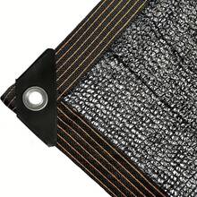 1 pièce Filet pare-soleil de haute qualité (avec cordon de serrage) - Housse de pluie, convient pour les piscines et les patios - Protection UV 65-75%, parfait abri extérieur pour la cour, le patio, le garage et l'oasis de jardin, avec cordes. - Noir avec cordon de serrage - Voir 5