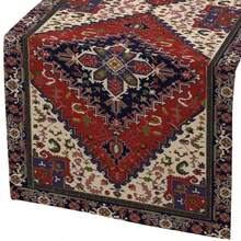 1 chiếc khăn trải bàn phong cách Bohemian, họa tiết in hoa văn cổ điển kiểu nhà nông thôn, thích hợp cho bàn cà phê, bàn ăn, phòng ngủ, tiệc tùng và trang trí ngày lễ. - Nhiều màu 8 - Xem 11