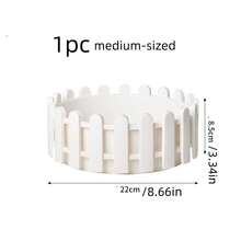 2pcs Geometric Plastic Planter With Trellis Design - Lightweight Rectangular Indoor/Outdoor Decor Planter For Succulents, Herbs, Flowers - Modern Farmhouse Style Home Gardening Decor (Plants Not Included) - Multicolor - View 13