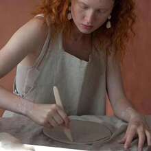 15件套软陶雕塑工具套装，包含陶艺造型工具和收纳袋，适用于DIY陶艺工艺品 - 彩色 - 查看 8