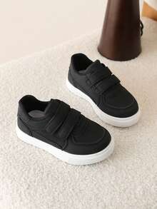 1 Pair Women Casual Canvas Sneakers, Versatile Student Shoes - Black - View 6