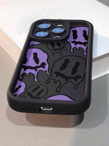 1pc Funny Ghost Face Phone Case Silicone Compatible With IPhone 17 Air 17 16 15 14 13 12 11 Plus Pro Max Shockproof Soft Cover - Multicolor - View 4